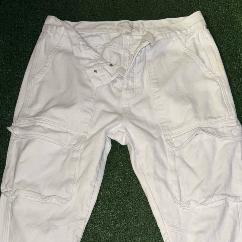 Sun + Stone Ivory Trousers